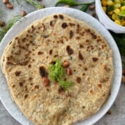 Fava Fennel Paratha