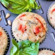 ricotta basil muffin