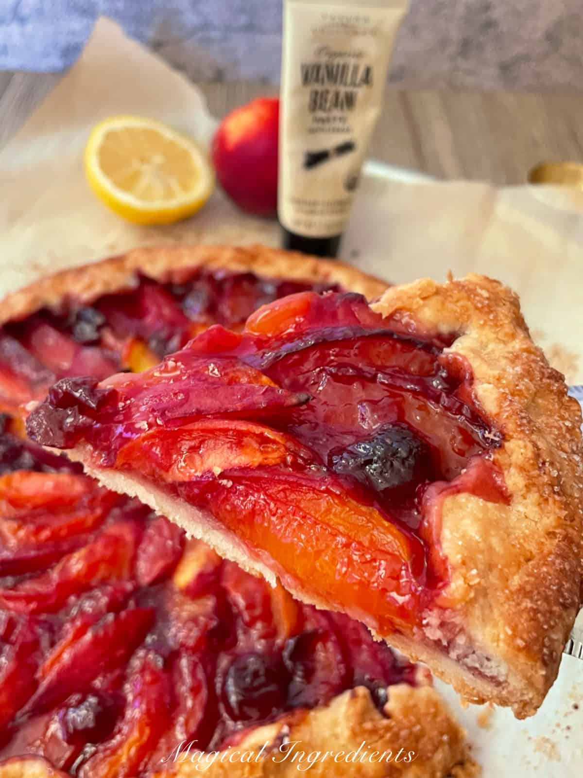 nectarine galette