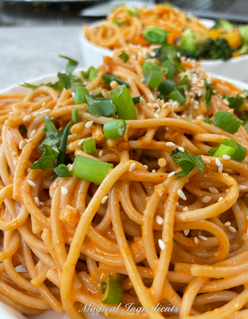 Protein Rich Creamy Gochujang Noodles Magical Ingredients