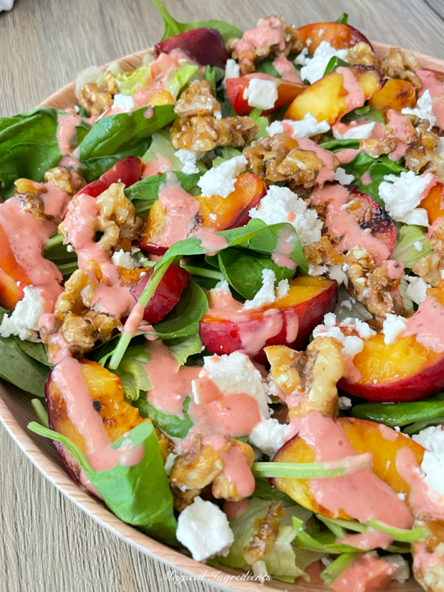 Grilled Nectarine and Feta Salad