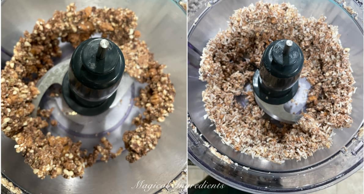 chocolate cashew coconut caramel stuffing