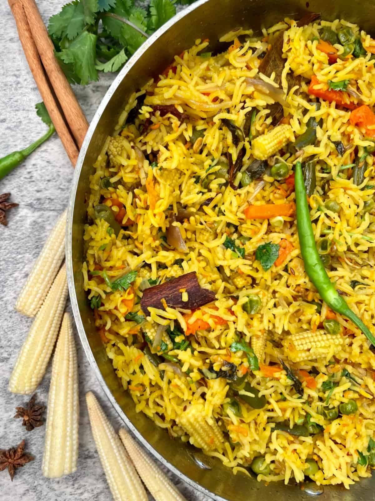 Sprouted fenigreek pulao