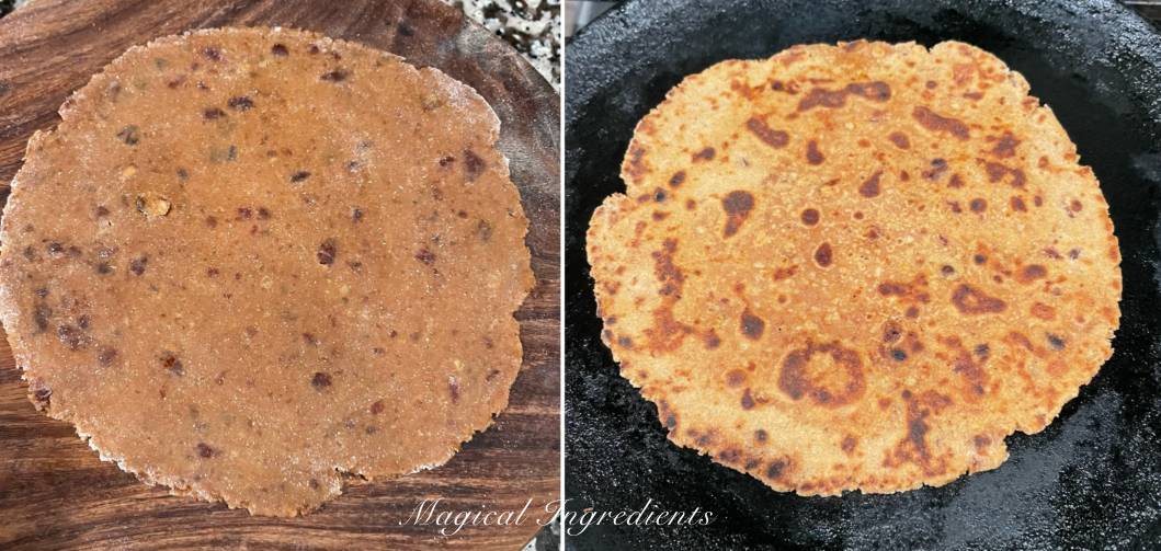 Alternate shape - circular paratha