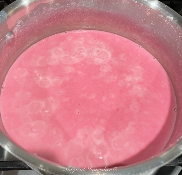 simmering the kheer