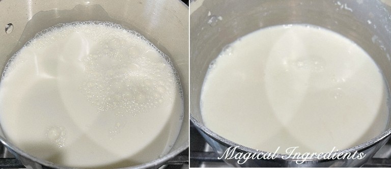 Reducing milk