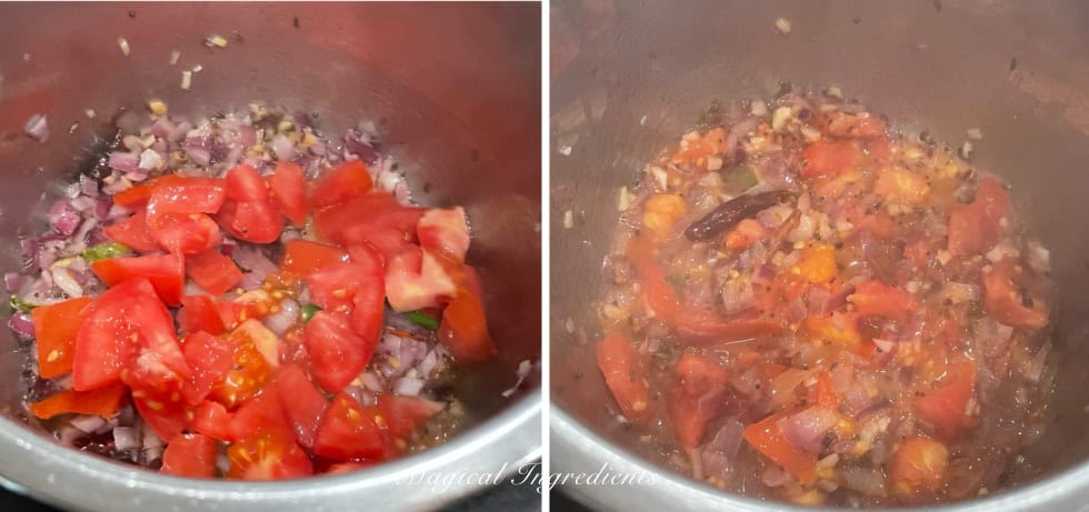 cooking tomatoes