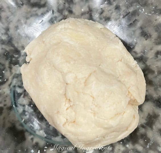 gathering to make the dough