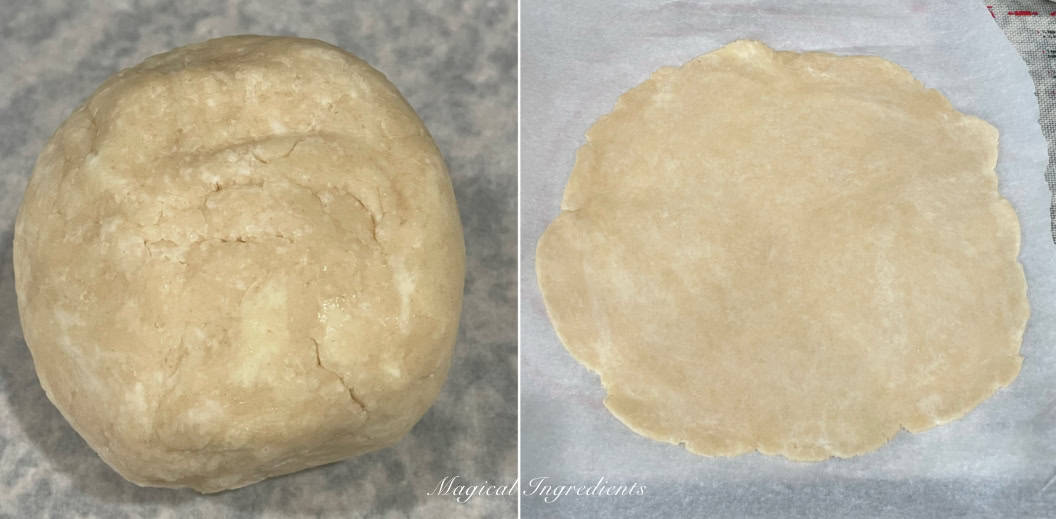 rolling the dough