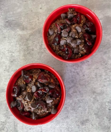 transfering to baking bowls