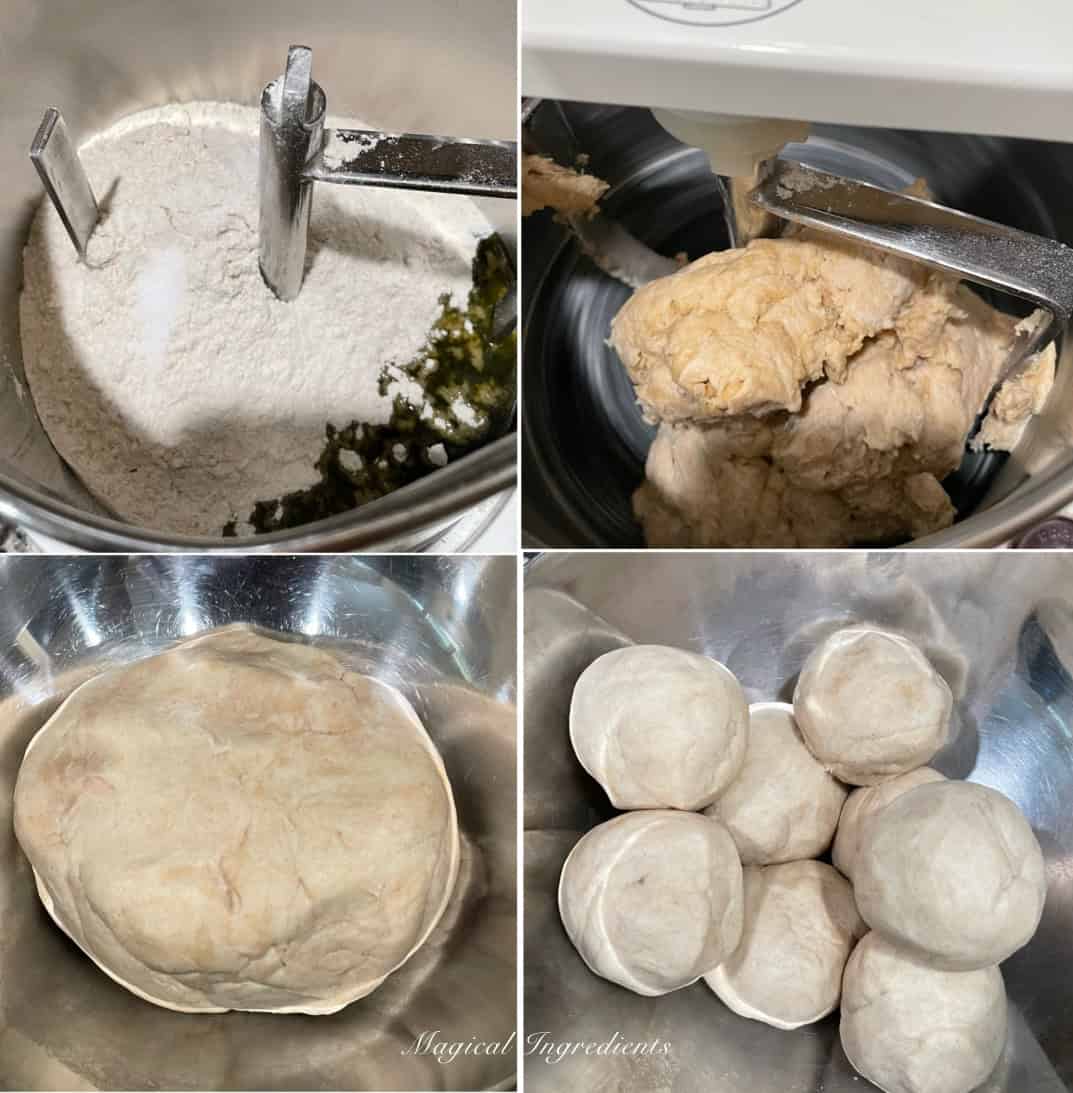 kneading the dough
