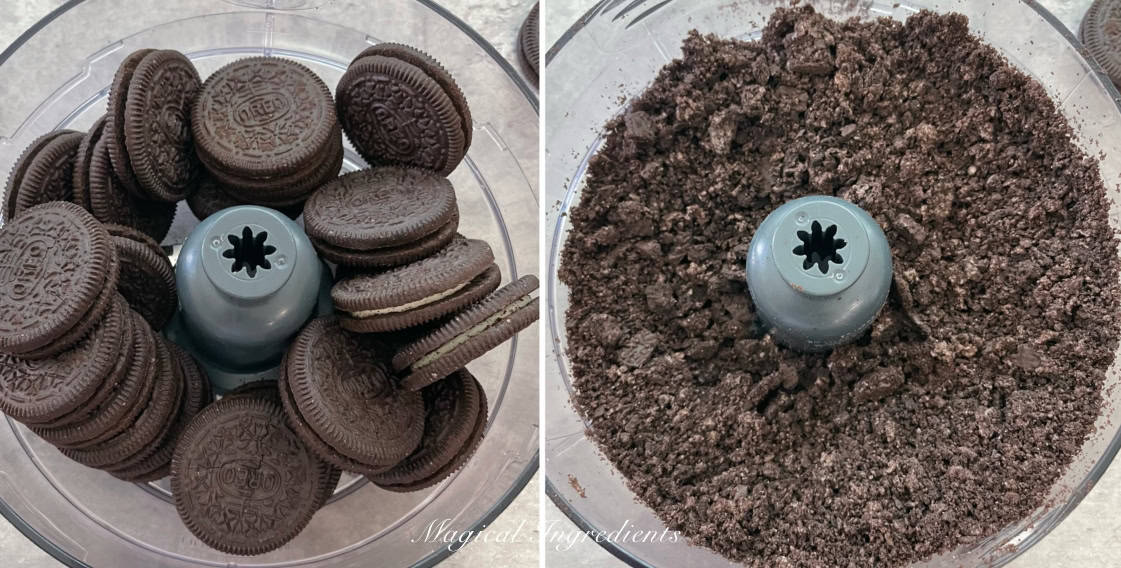 powdering the oreos