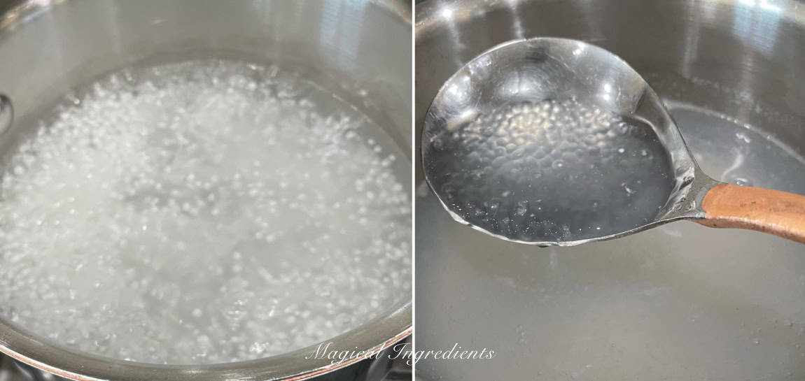 cooking sago