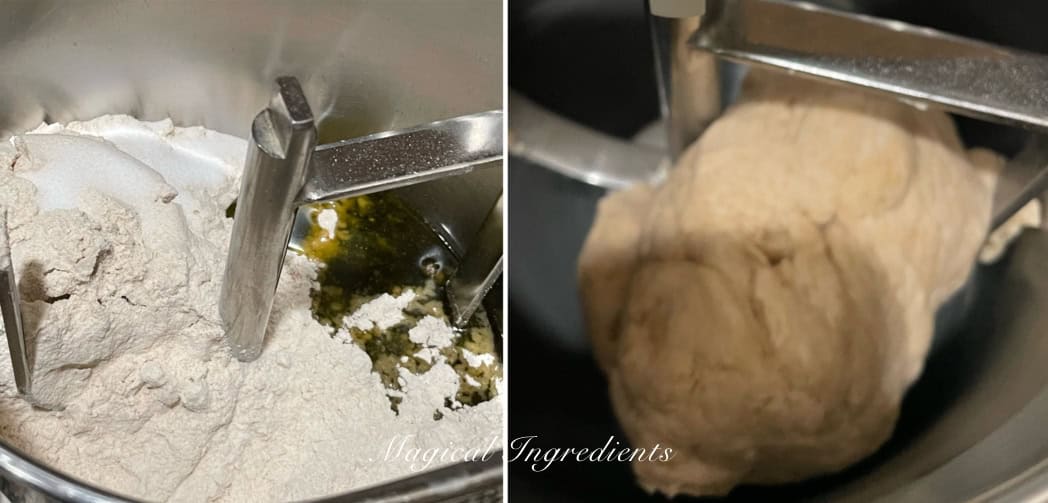 kneading the dough