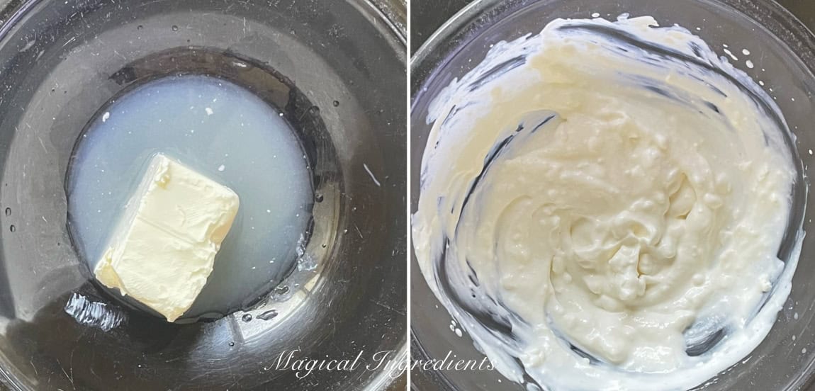 making the dressing