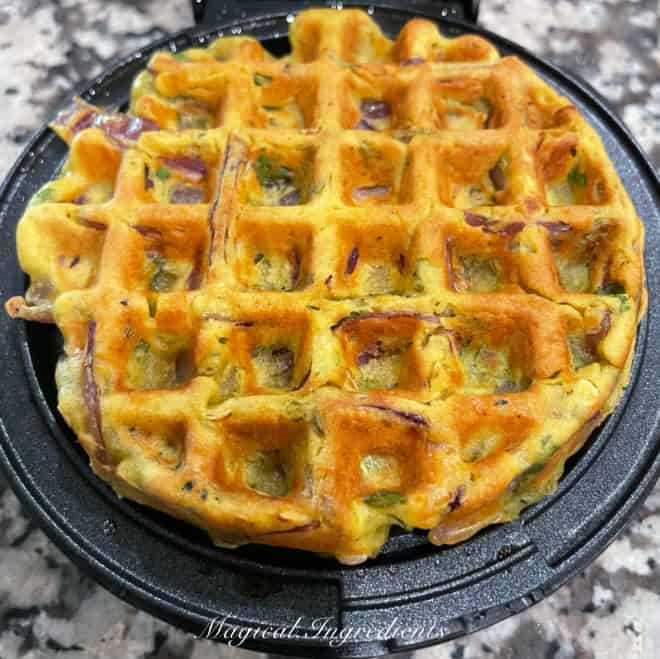 cooked waffle