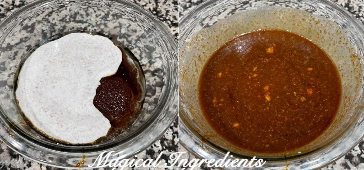 mixing wet ingredients