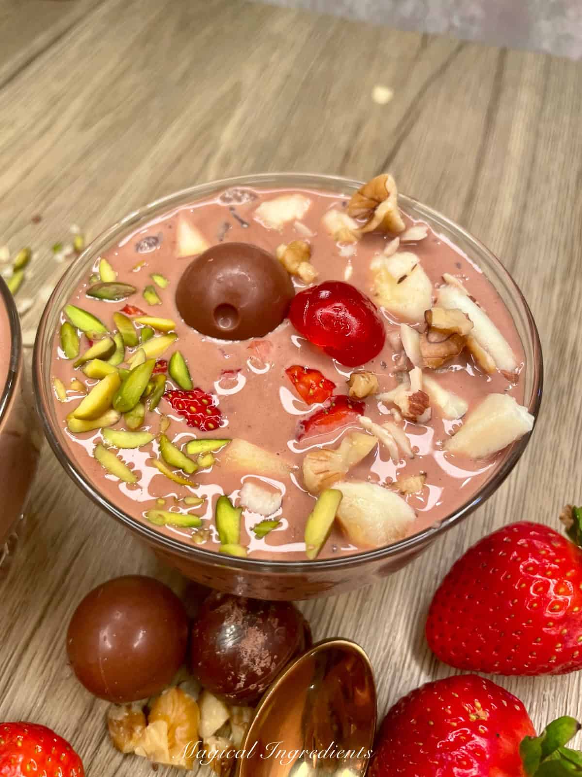 sago dessert ready to serve